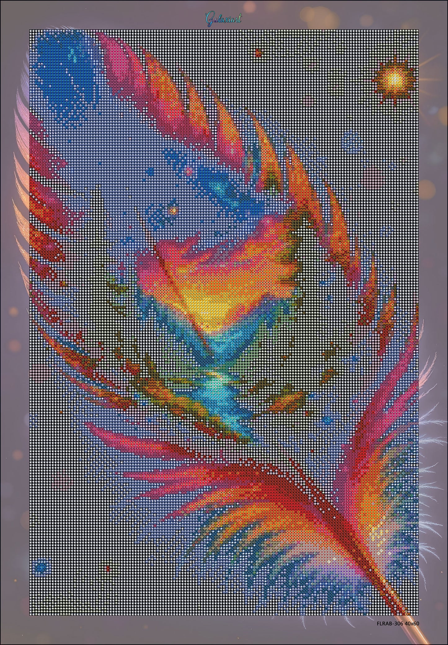🪐Plume Céleste – Harmonie des Mondes [Journée de la Terre] | Diamond Painting Premium Galaxiart