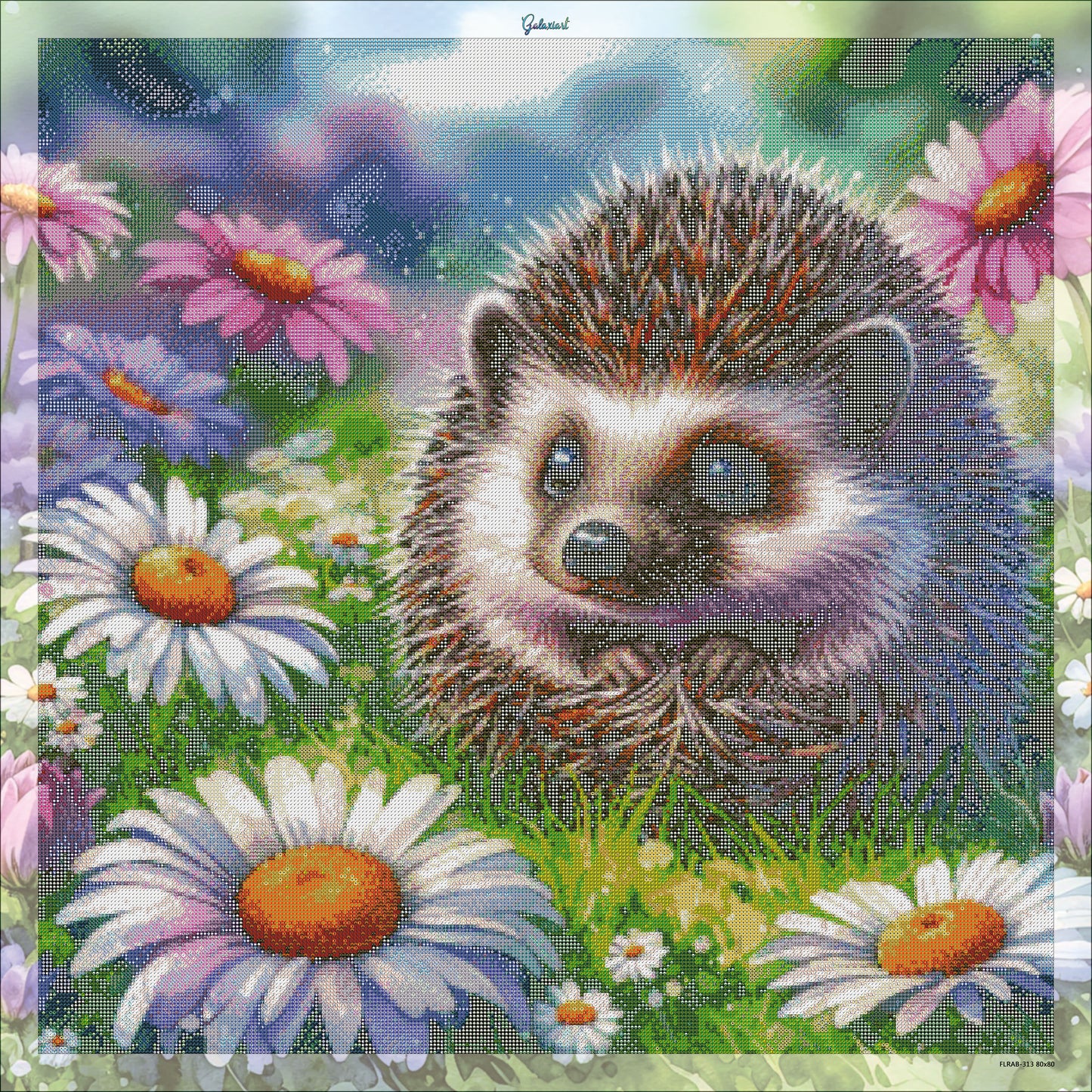🪐Petit Hérisson – Douceur du Jardin  | Diamond Painting Premium Galaxiart - Collection Signature