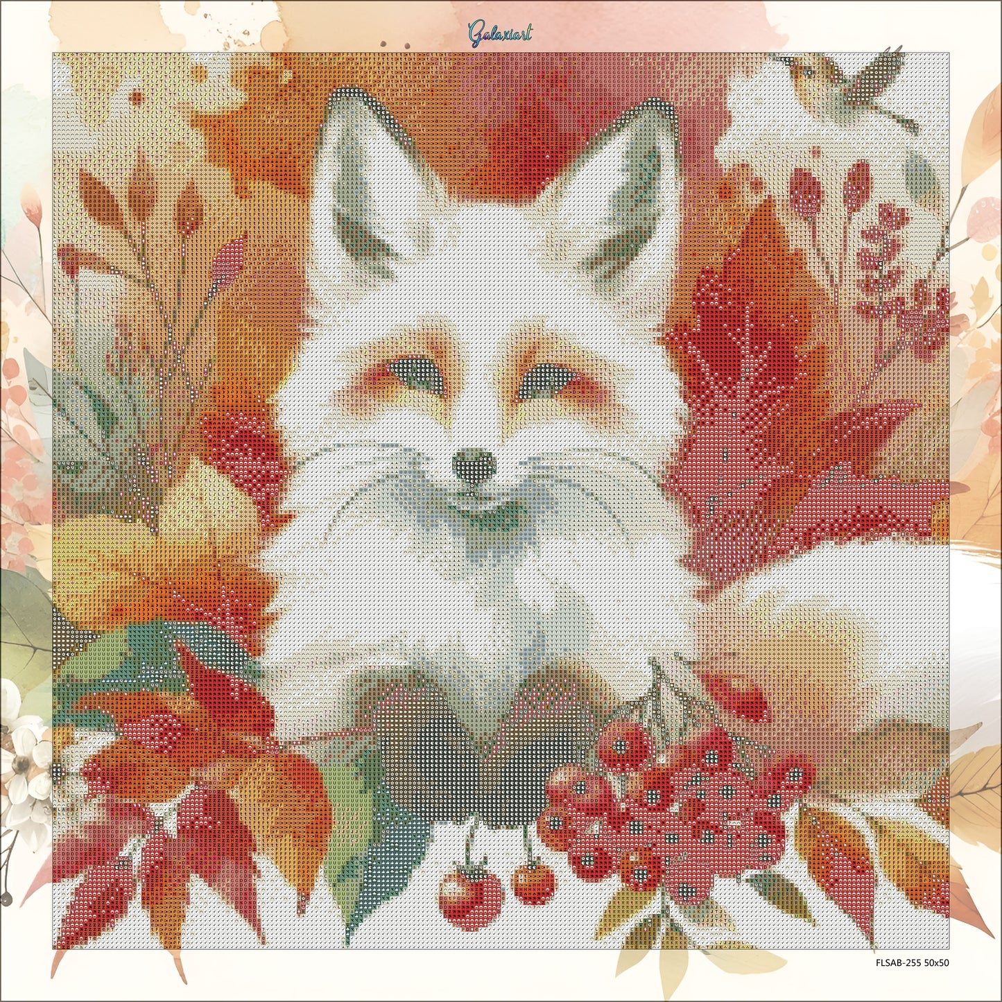 🪐 Le Renard des Feuilles d’Automne  | Diamond Painting Premium Galaxiart - Collection Signature