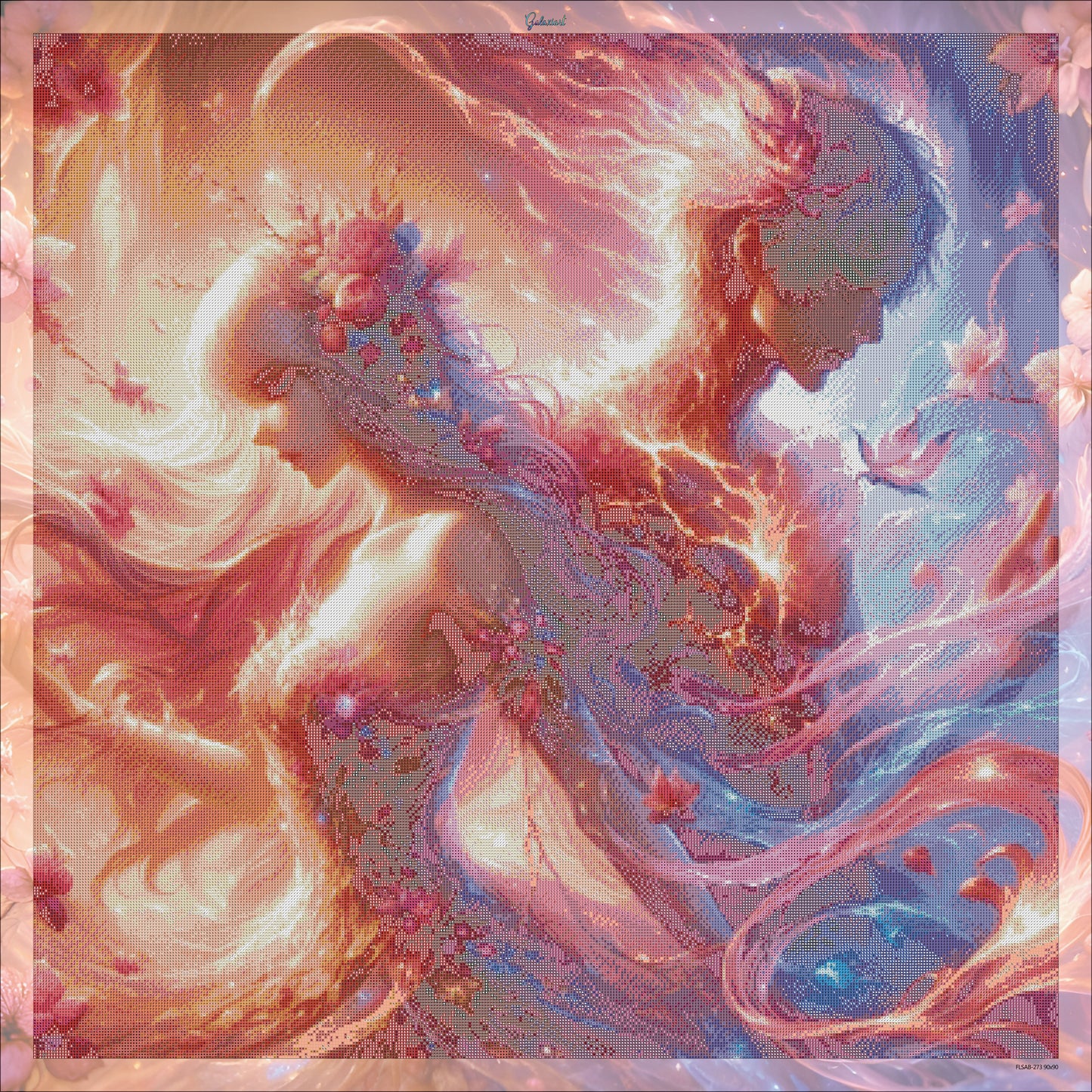 🪐Amour électrique  | Diamond Painting Premium Galaxiart - Collection Signature