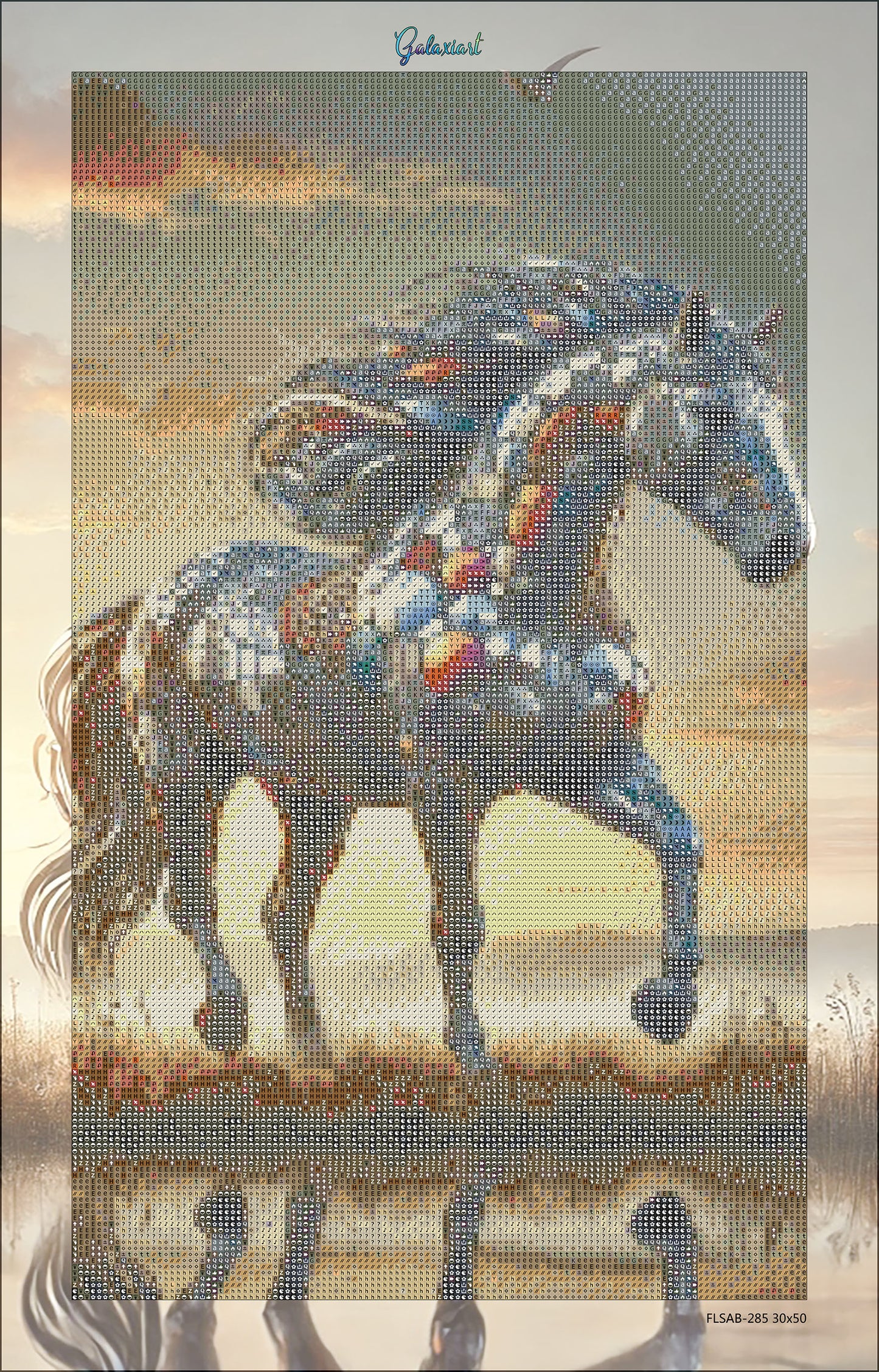 🪐Cheval Vitrail  | Diamond Painting Premium Galaxiart