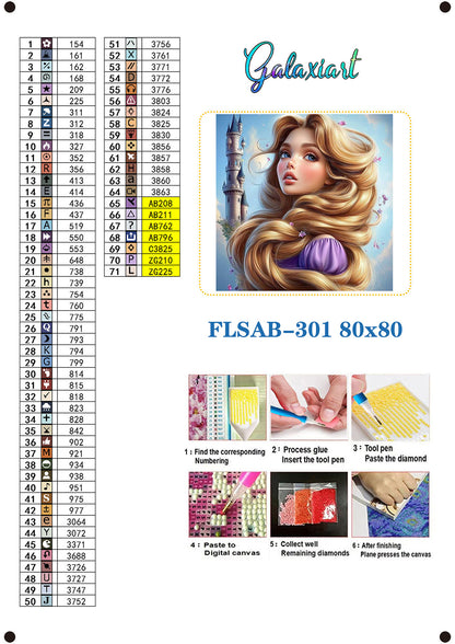 🪐Princesses Enchantées – Rêves & Royaumes Magiques  | Diamond Painting Premium Galaxiart - Collection Signature