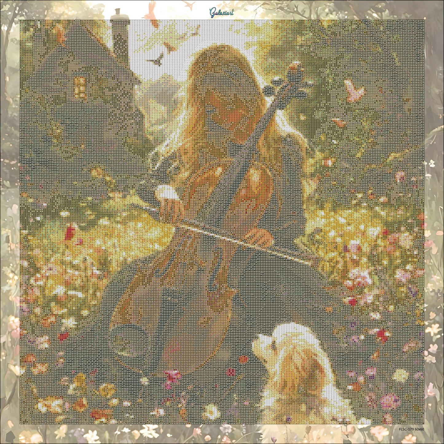 🪐Violoniste des près  | Diamond Painting Premium Galaxiart - Collection Signature
