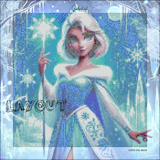 Nivéria Princesse du Royaume Blanc | Hiver Magique & Glace Enchantée | Galaxiart
