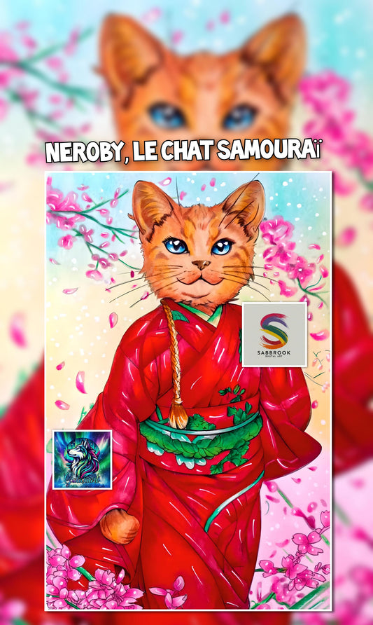 Néroby le chat Samouraï