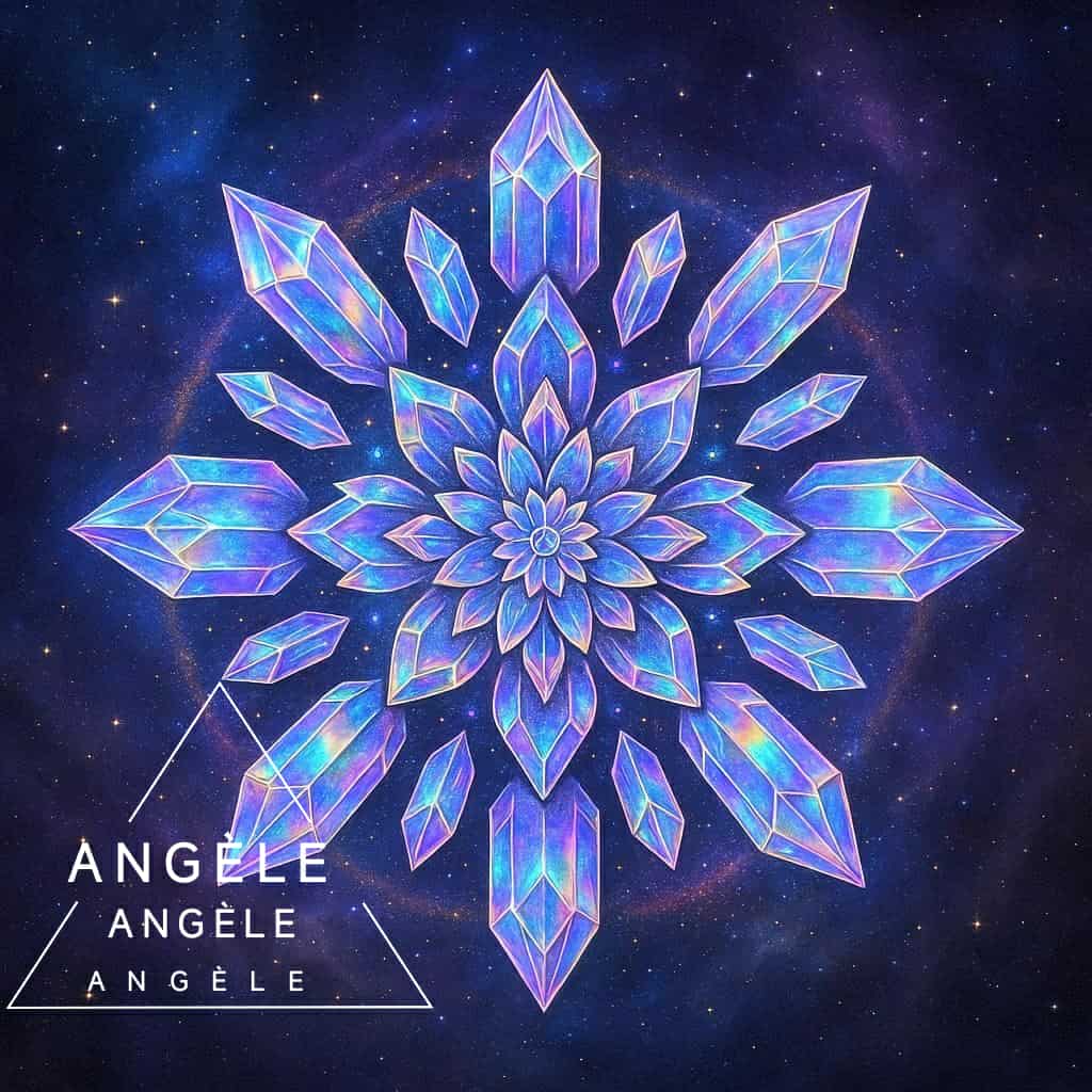 Cristal Cosmique – Mandala des Étoiles | Diamond Painting Premium Galaxiart