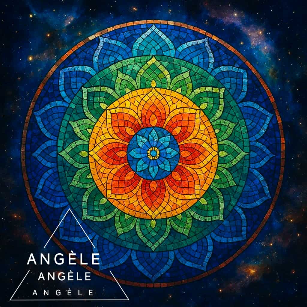 Mandala Solaire – Cercle de Vie | Diamond Painting Premium Galaxiart