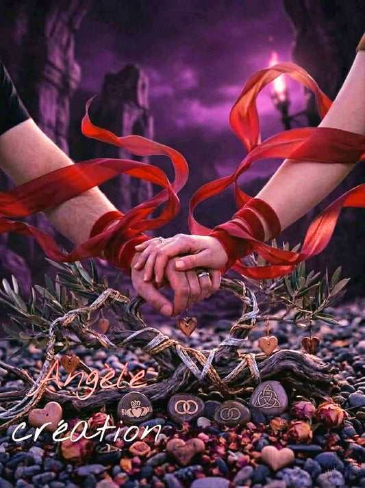 Lien d’Âmes Éternelles | Diamond Painting Premium Signature Galaxiart