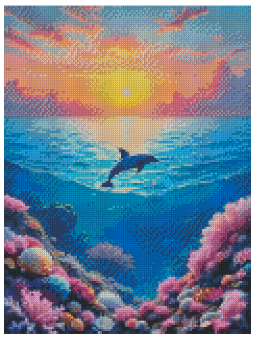 🪐 L’Appel de l’Océan | Diamond Painting Premium Galaxiart - Collection Signature