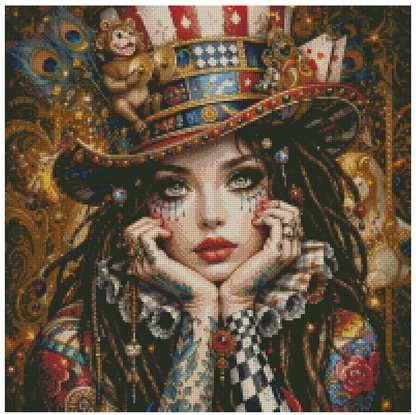 🪐La Rêveuse du Chapiteau Interdit | Diamond Painting Premium Galaxiart