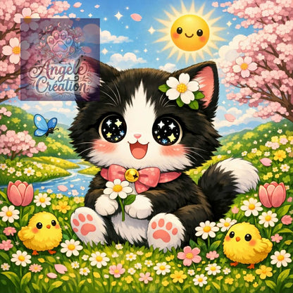 ✨ Animaux de Lumière – Diamond Painting Galaxiart