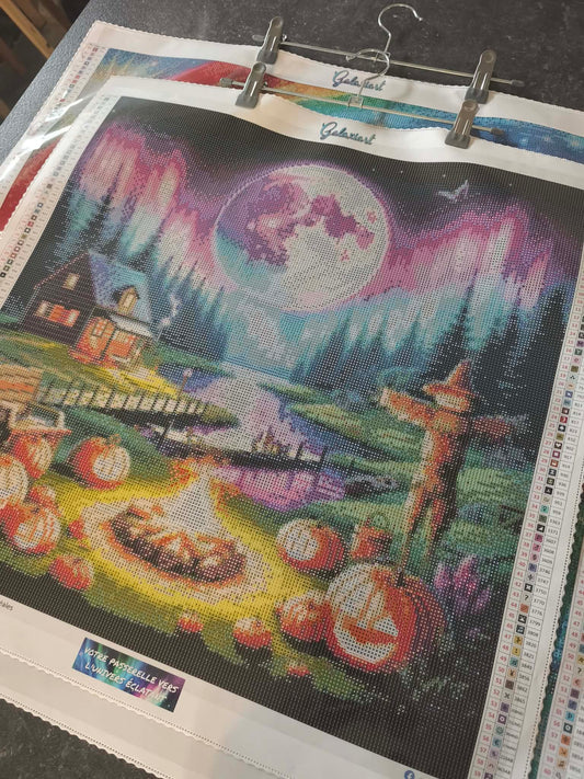 🪐Mystères sous les Aurores Boréales | Diamond Painting Premium Galaxiart