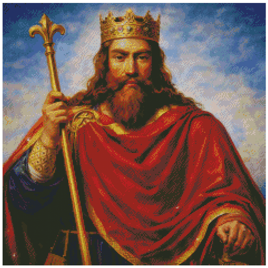 Clovis – Roi des Francs | Diamond Painting Premium Galaxiart