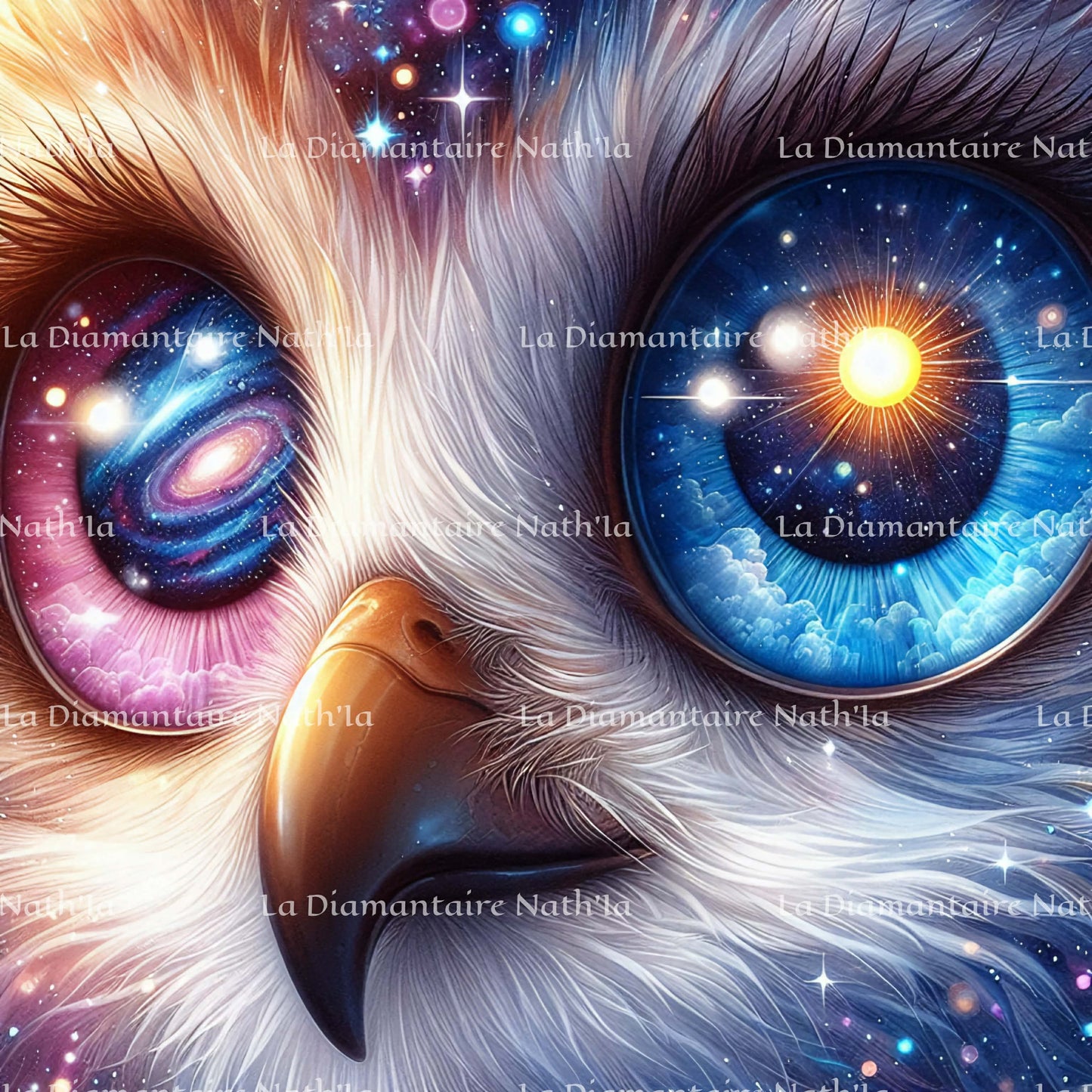 Regards Cosmiques – Entre Rêve & Infini | Diamond Painting Premium Galaxiart - Collection Signature