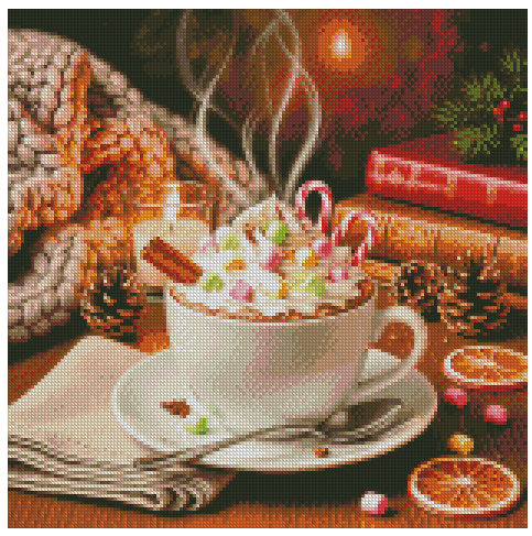 🪐 Chocolat Gourmand & Soirée Cocooning  | Diamond Painting Premium Galaxiart - Collection Signature
