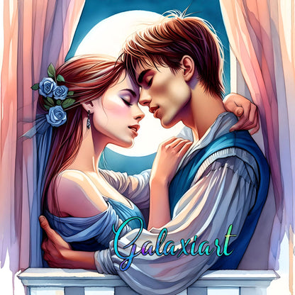 Roméo et Juliette Amour Éternel sous la Lune