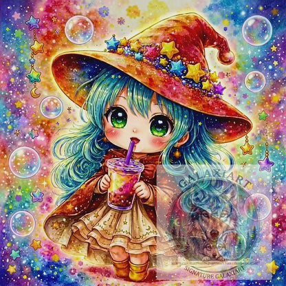 Sorcières Cosmiques Galaxiart — Selfies Magiques & Univers Féériques | Diamond Painting Premium Galaxiart - Collection Signature