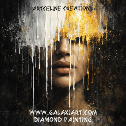 L’Or du Silence | Diamond Painting Premium Galaxiart