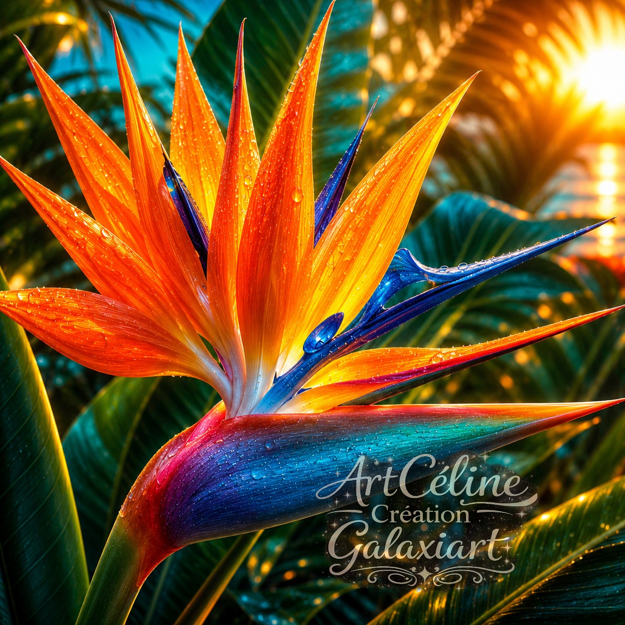 Collection Jardins Sacrés des Tropiques Éternels | Diamond Painting Premium Galaxiart
