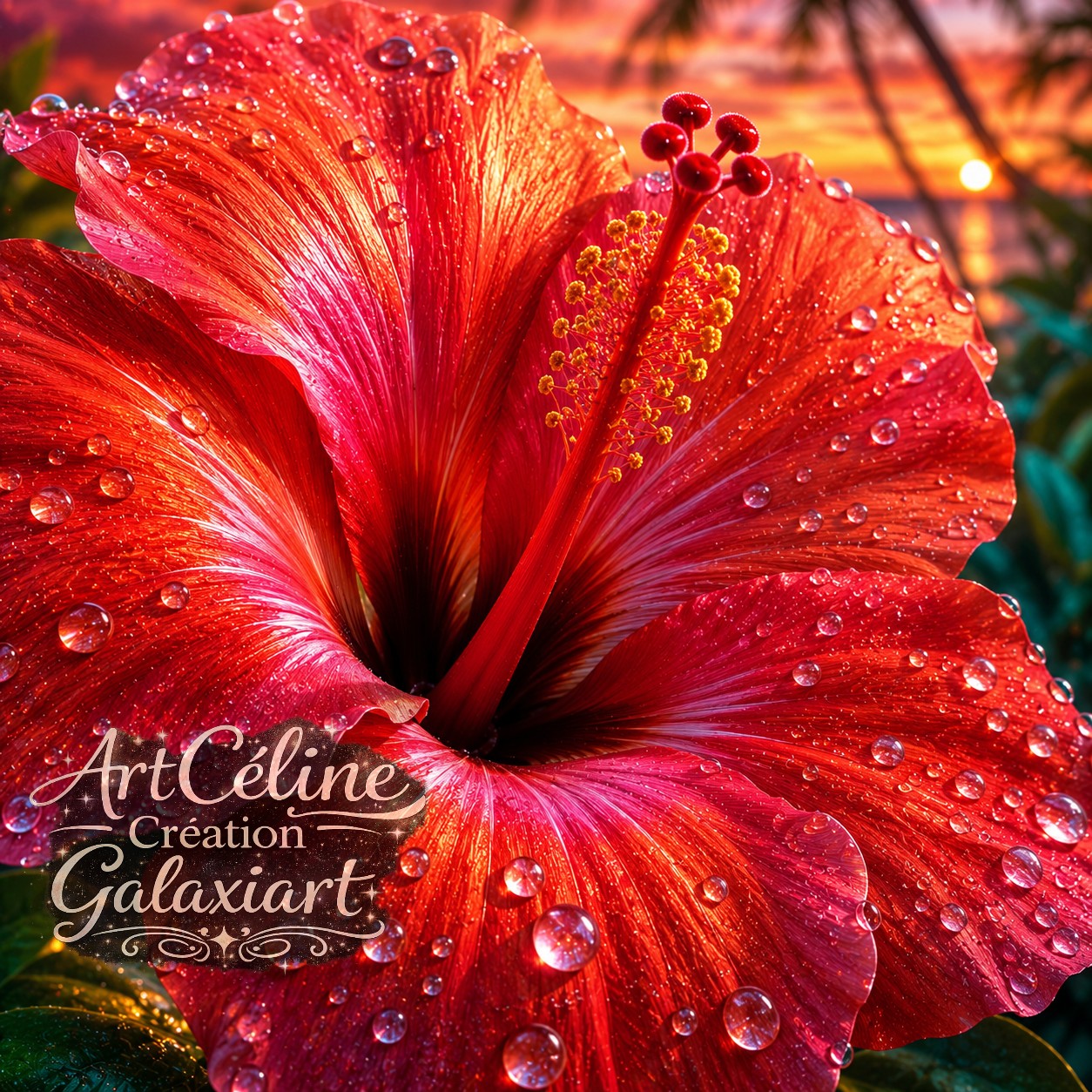 Collection Jardins Sacrés des Tropiques Éternels | Diamond Painting Premium Galaxiart