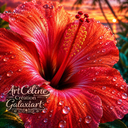 Collection Jardins Sacrés des Tropiques Éternels | Diamond Painting Premium Galaxiart