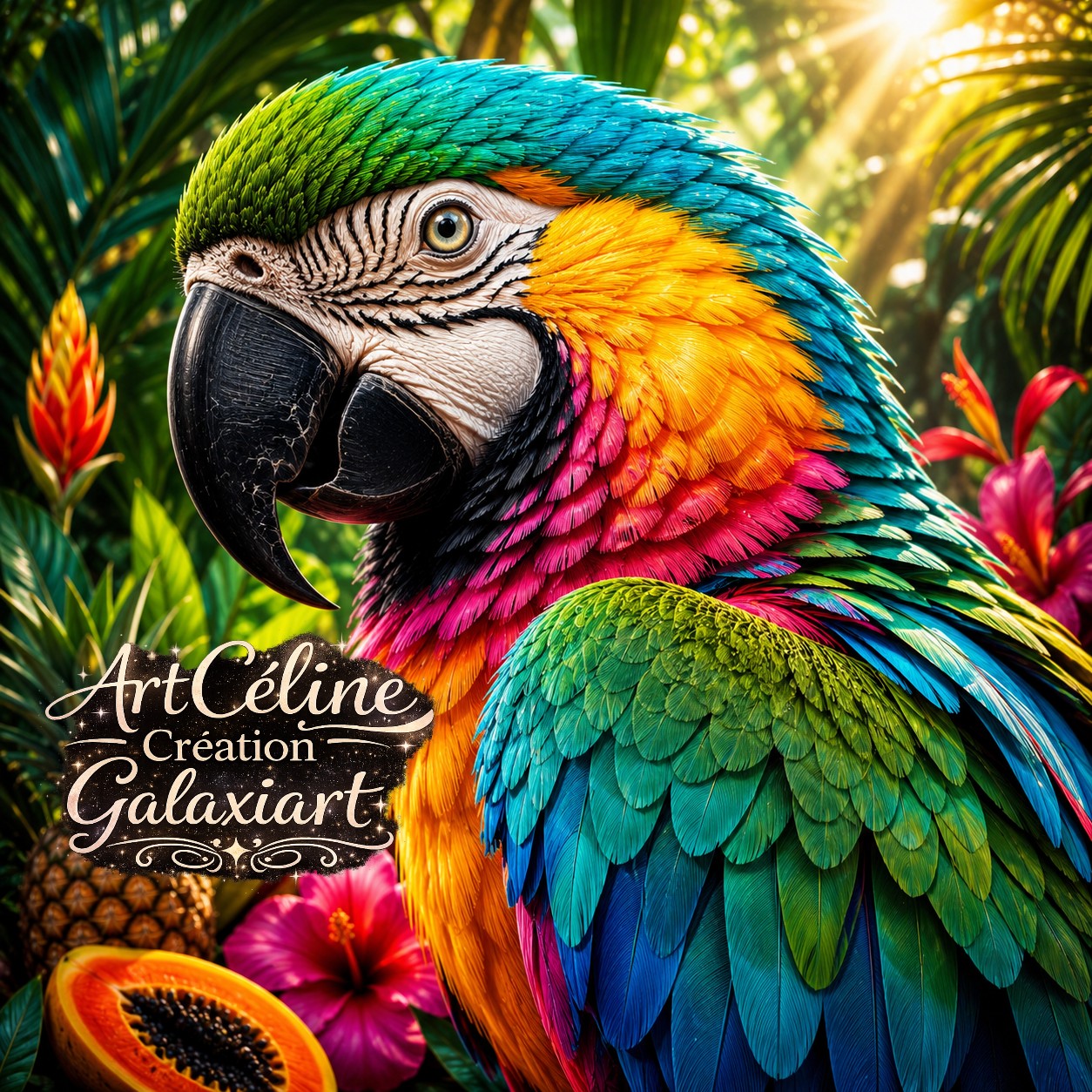 Collection Esprits Tropicaux Sacrés  | Diamond Painting Premium Galaxiart