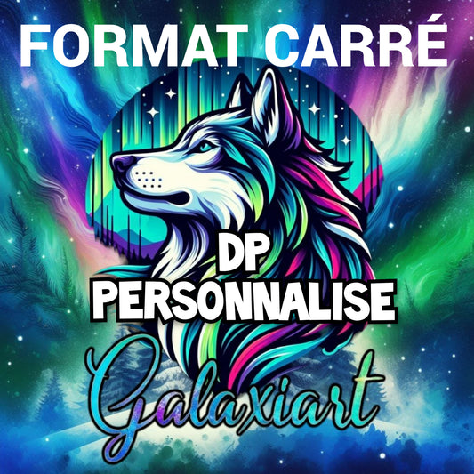 DP personnalisé illustration carré