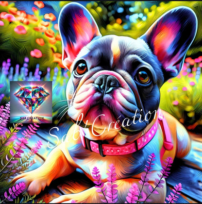 Bouledogue 60x60cm