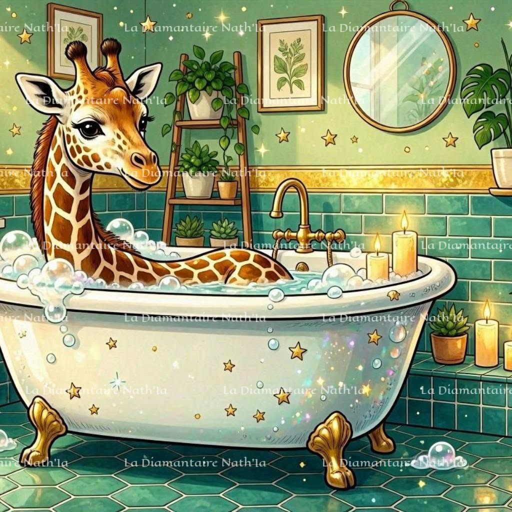 Collection Bain Sauvage – Animaux Zen & Cocooning | Diamond Painting Premium Galaxiart - Collection Signature