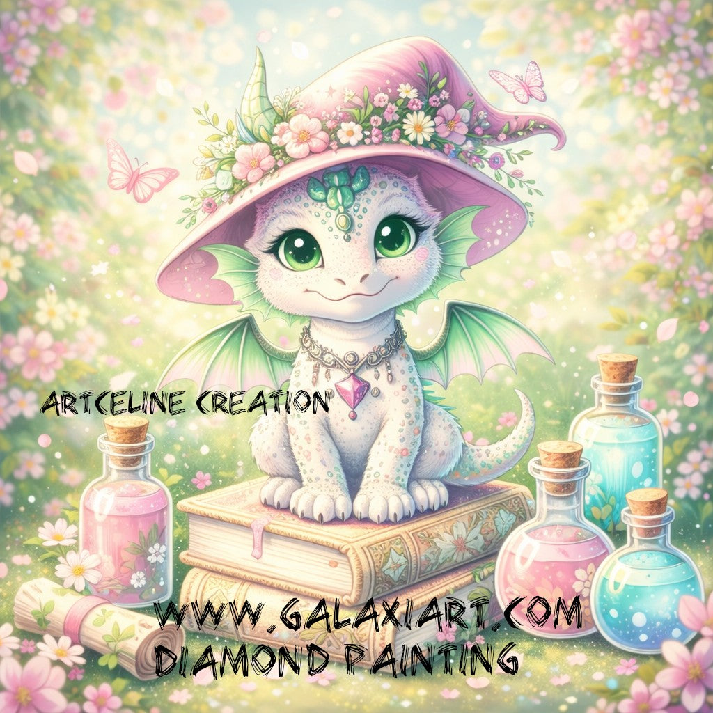 L’Âme du Dragon Magic [ Journée mondiale du livre ] | Diamond Painting Premium Galaxiart