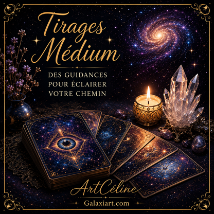 🔮 Guidances by ArtCéline Guidances Intuitives & Tirages Vidéo Personnalisés | Galaxiart