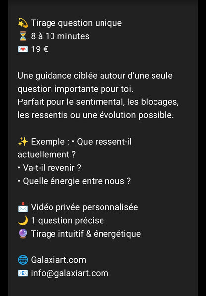 🔮 Guidances by ArtCéline Guidances Intuitives & Tirages Vidéo Personnalisés | Galaxiart