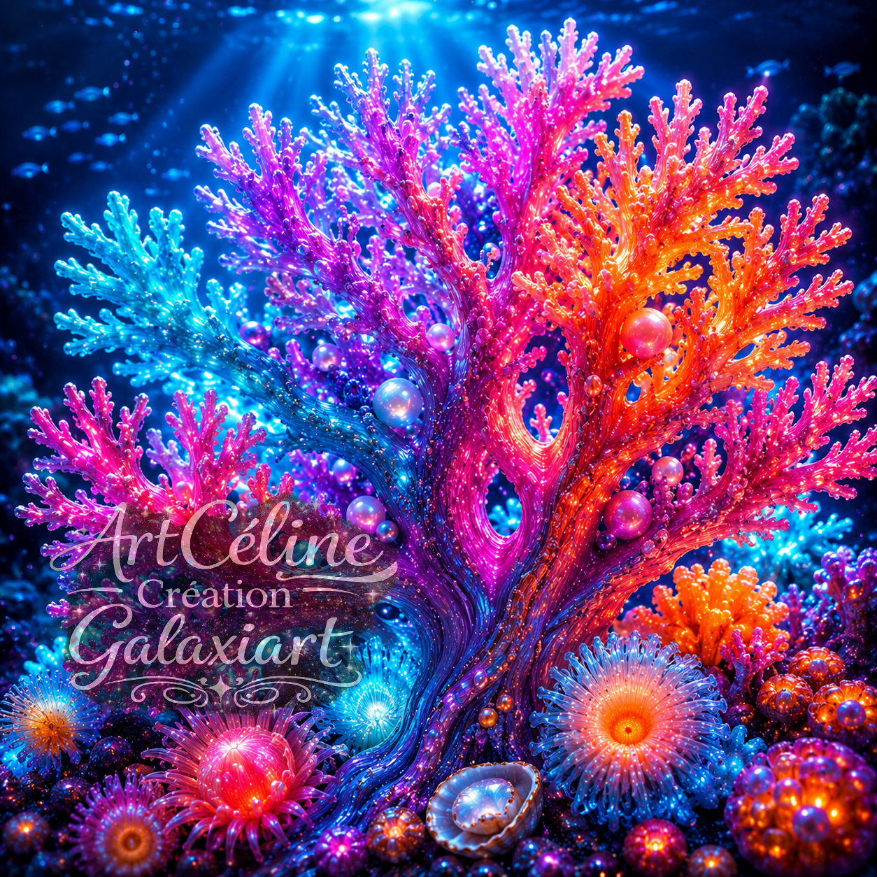 Collection Trésors Marins Galaxiart — Perles Océaniques & Éclats Tropicaux | Diamond Painting Premium Galaxiart