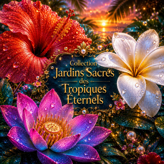 Collection Jardins Sacrés des Tropiques Éternels | Diamond Painting Premium Galaxiart