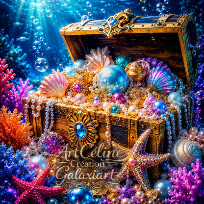 Collection Trésors Marins Galaxiart — Perles Océaniques & Éclats Tropicaux | Diamond Painting Premium Galaxiart