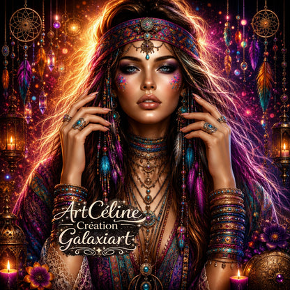 Collection Bohème Astrale | Diamond Painting Premium Galaxiart