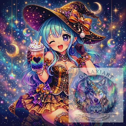 Sorcières Cosmiques Galaxiart — Selfies Magiques & Univers Féériques | Diamond Painting Premium Galaxiart - Collection Signature