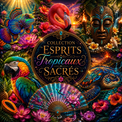 Collection Esprits Tropicaux Sacrés  | Diamond Painting Premium Galaxiart