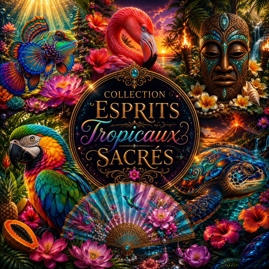 Collection Esprits Tropicaux Sacrés  | Diamond Painting Premium Galaxiart