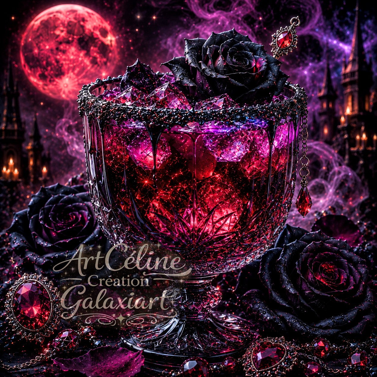 Collection Cocktails Cosmiques Galaxiart — Élixirs Stellaires & Gourmandises Astrales | Diamond Painting Premium Galaxiart