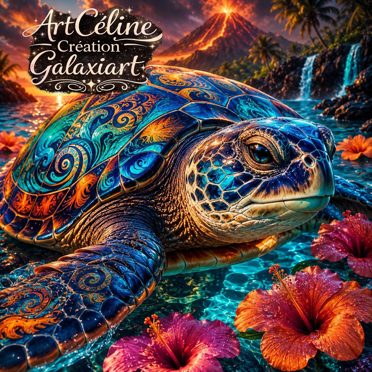 Collection Esprits Tropicaux Sacrés  | Diamond Painting Premium Galaxiart