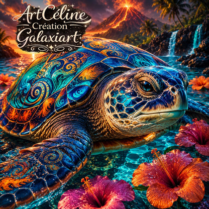 Collection Esprits Tropicaux Sacrés  | Diamond Painting Premium Galaxiart