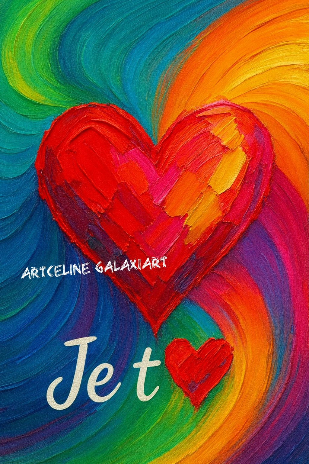 Cœur Sacré – Fréquence d’Amour | Diamond Painting Premium Galaxiart