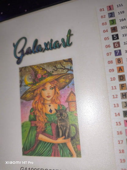 🪐Sarah et Thackery Binx – Les Secrets de Salem | Diamond Painting Premium Galaxiart
