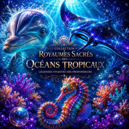 Collection Royaumes Sacrés des Océans Tropicaux — Légendes Vivantes des Profondeurs | Diamond Painting Premium Galaxiart