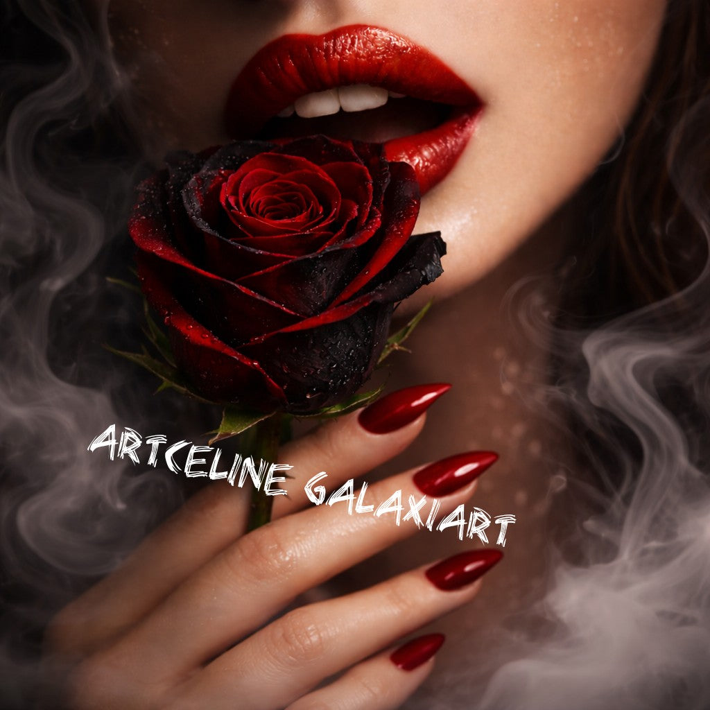 L’Offrande Écarlate | Diamond Painting Premium Galaxiart