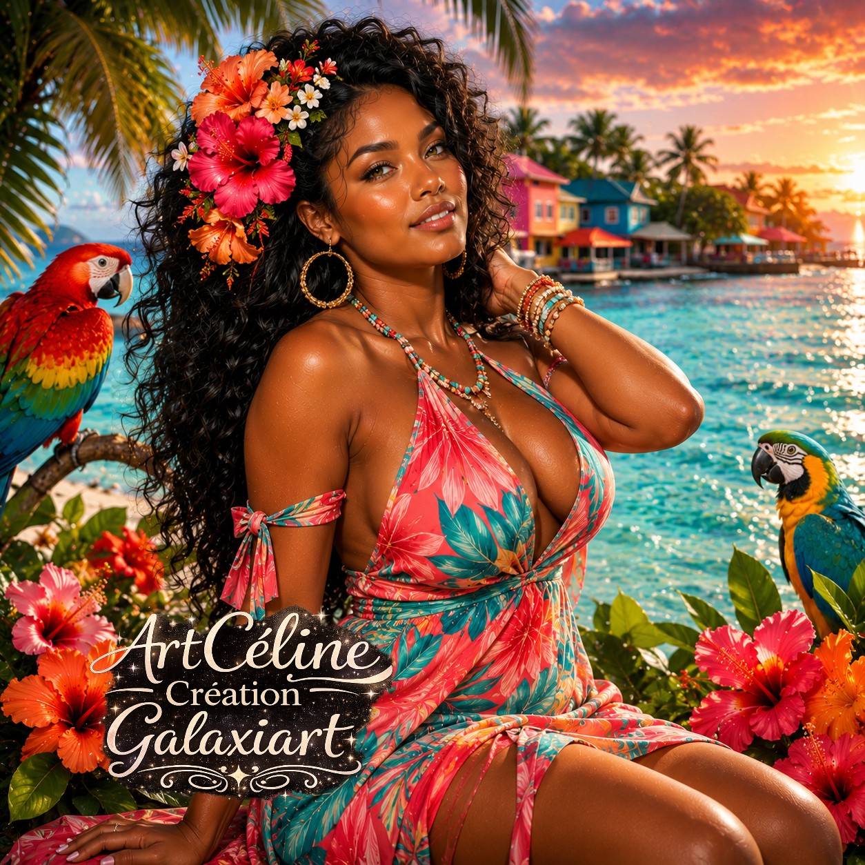 Collection Déesses des Îles Éternelles  | Diamond Painting Premium Galaxiart