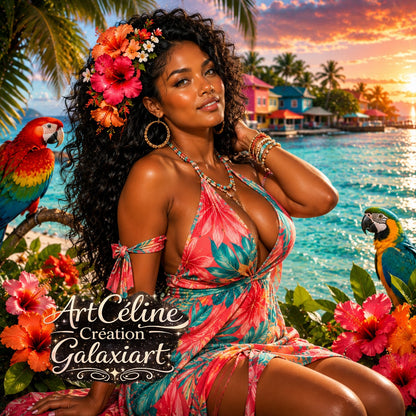 Collection Déesses des Îles Éternelles  | Diamond Painting Premium Galaxiart