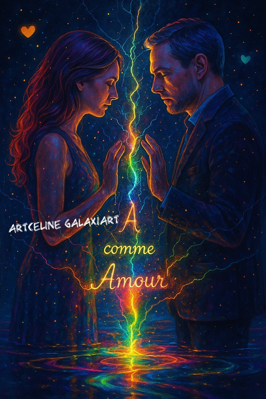 A comme Amour – L’Étincelle des Âmes | Diamond Painting Galaxiart