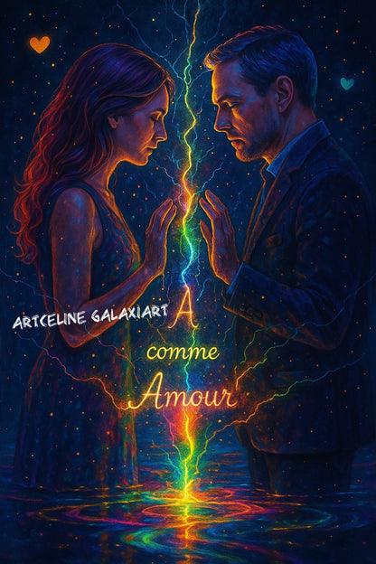 A comme Amour – L’Étincelle des Âmes | Diamond Painting Galaxiart
